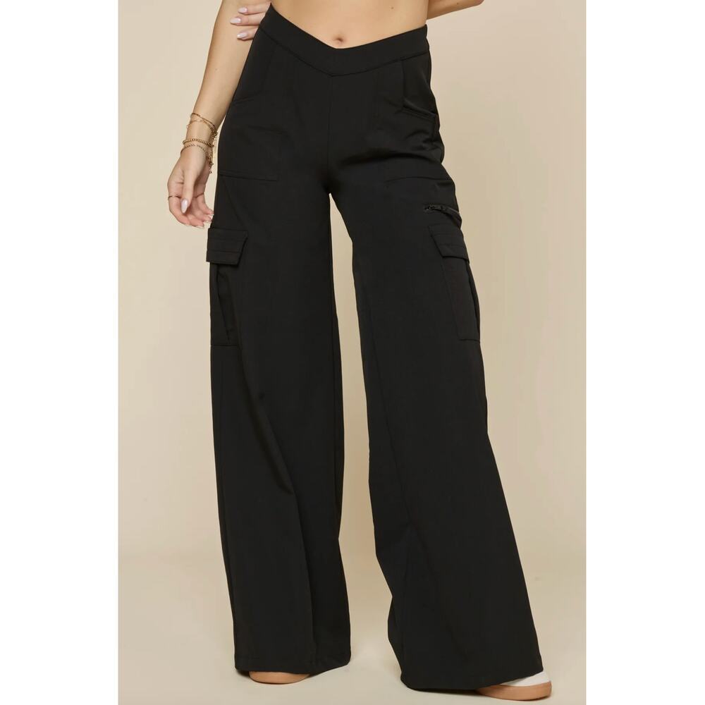 POPFLEX Y2K Cargo Pant Black XXS Petite Black